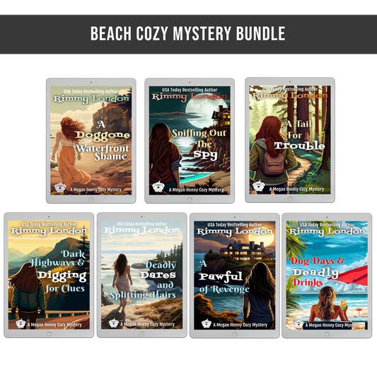 COMPLETE 7-Ebook Cozy Beach Mystery Bundle!