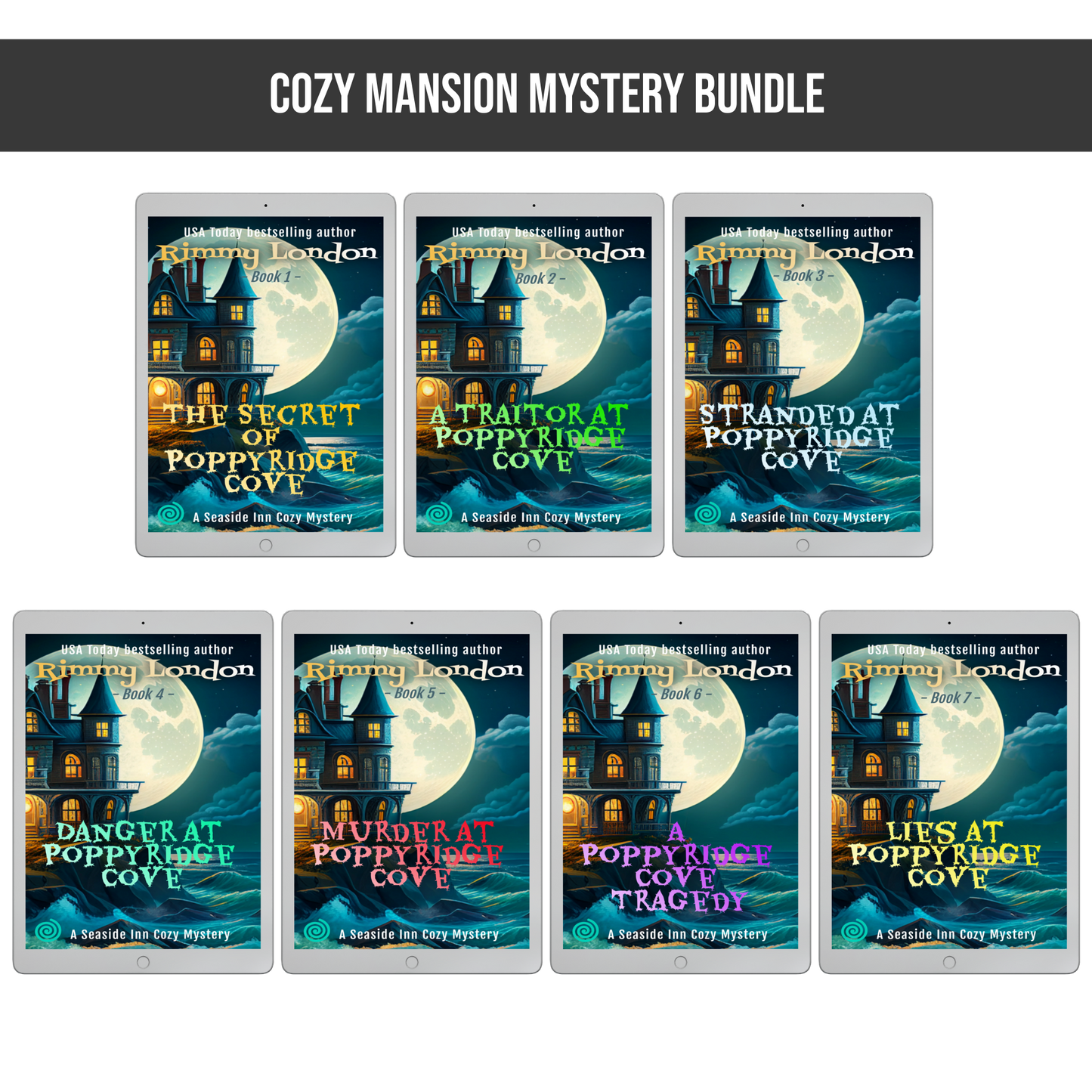 7-Ebook Cozy Mansion Mystery BUNDLE!